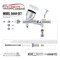 Master Airbrush Multi-Purpose Air Brush Kit with Air Compressor - G444 Airbrush, TC-326T Dual Fan Tank Compressor, 3 Needle Nozzle Tips, 12 Createx Wicked Acrylic Paints and Airbrush Cleaning Kit